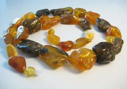 Genuine Massive Amber Baltic Amber Necklace. About amber: Amber is about 50 millions years old, fine and always...