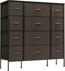 Tuck away your essentials in the Sorbus 12-Drawer Dresser! Twelve drawers pull out to reveal all your clothing, linens,...