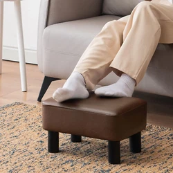【Small & Portable】This ottoman is compact enough to be placed near a sofa, under a chair or even under a table....