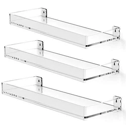 Multipurpose Acrylic Shelves--Acrylic shelves can be displayed in the bathroom, living room, bedroom, kitchen, etc....