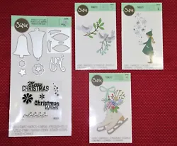 Sizzix Christmas wishes bundle. SILVER BELLS 664781. CATCHING SNOWFLAKES 664776.