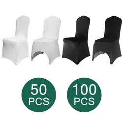 50pcs/100pcs Stretch Spandex Chair Covers Wedding Party Banquet. Best choice 50/100/150 pieces chair covers, very easy...