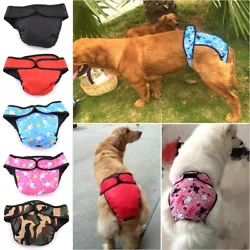 Dog Physiological Pants Diaper Sanitary Washable Female Dog Panties Shorts Underwear Briefs. Operation Manual: Put the...