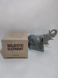 Vintage Avon Majestic Elephant Wild Country After Shave Decanter 5.5 oz. (Full).