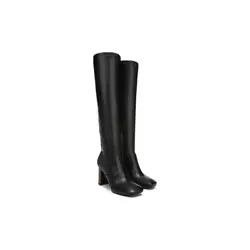 Artful design lifts this iconic knee high boot to stunning new heights.  Faux leather upper partially made from...