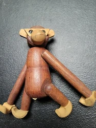 Vintage TEAK WOOD MONKEY Figure Toy. I do not have much information on this piece as it was left to me recently. All...