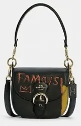 Gently used- worn only 4x This Coach X Jean Michel Basquiat Kleo shoulder bag is the perfect addition to your wardrobe....