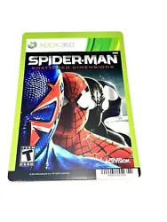 Spider-Man: Shattered Dimensions (Microsoft Xbox 360, 2010 Blockbuster Card Back. Free shipping: ships within 12...
