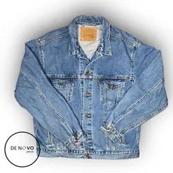 Levi’s Mens Vintage Button-Up Denim Trucker Jacket Size Large BlueBrand: Levi’sDepartment: MensSize: LargeColor:...
