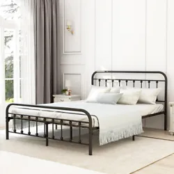 Headboard and Footboard. headboard and footboard.The smooth. scratches when sleeping or sitting in bed. No Box Spring...