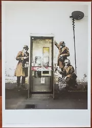 Banksy is a living example that art can change the world. In excellent condition.
