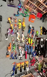Huge nerf gun lot. All have been previously used. Message me for specifics about any certain blaster. Looking to sell...
