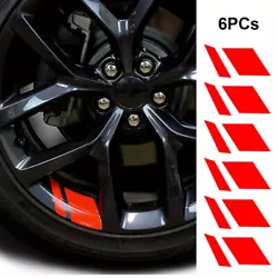 【PERFECT DECORATION】car wheel rim decals fits 18