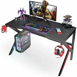 Multipurpose: can use it as a gaming desk, computer desk and writing desk, and workstation. - K-shaped Design: ensure...