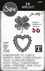 An Impresslits Embossing Folder combines die-cutting and embossing into one easy step. Sizzix Impresslits Embossing...