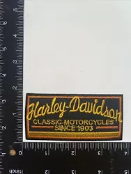 Harley Davidson Iron On Patch.