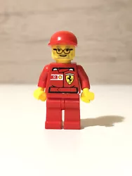 LEGO® Racers – F1 Ferrari Engineer 2 - with Vodafone Shell Torso Stickers. Collection(s) Ferrari. - Envoi soigné...