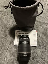 Canon EF-S 55-250mm F/4-5.6 II IS Lens from Japan #46. This is an estate piece and seems to be in great condition. No...