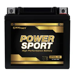 YTX5L-BS 12V 5Ah Powersport Battery ---Maintenance Free ---Long Shelf Life ---High Discharge Rate ---Long Service Life...