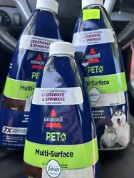 Keep your floors looking and smelling fresh with BISSELLs Febreze PET Multi-Surface FLOOR CLEANER Formula for CROSSWAVE...