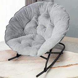 This ultra-cozy and comfy saucer chair is perfect for providing a convenient seating option for friends or family. Its...