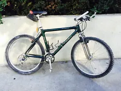 Original owner (See receipt photo), held mainly in storage for past 20 years. The bike is ridable and shifts, but the...