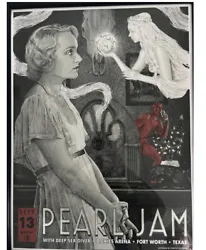 Pearl JamFt worth9/13/23Official posterBy Timothy Pittides18x24Screen printLimited editionIn hand and ready to ship!