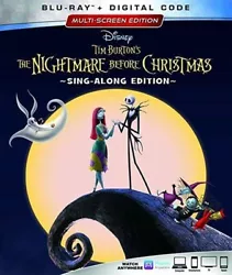 The Nightmare Before Christmas (25th Anniversary Edition) (Blu-ray, 1993). Sealed, never used.