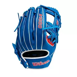 Red Outlined Logos pop against the Royal Blue Full Grain leather, and the I-Web and shallow pocket make transfers a...