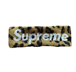 Supreme New Era Big Logo Headband (FW18) Leopard. Item is preowned but is in good condition as seen from the...