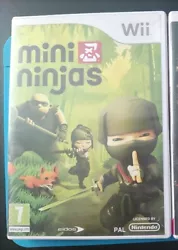 nintendo wii mini ninjas complet versio PAL.   État acceptable, le cd présente quelques légères rayures (voir...