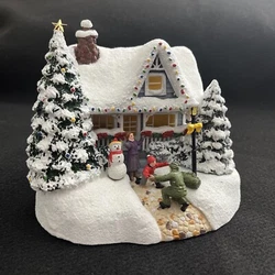 With stand! Still in original wrapping. This beautiful Thomas Kinkade Christmas Village titled 
