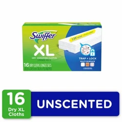 Swiffer XL Dry Cloths are 1.5X wider than regular Swiffer Sweeper cloths to pick up even more dirt, dust and hair with...