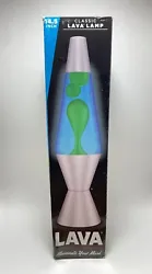 Introducing the Original Lava Lamp by Schylling, featuring a silver base and blue liquid with green wax. This timeless...