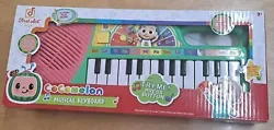 Great little keyboard that also has sing and play along. My 3-year-old grandson loves his!