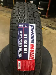 The plies are much stronger and hold up a lot better than the old way. Trailer Tire. All tires need to be installed by...