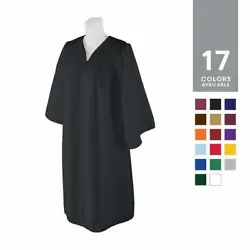 Class Act Graduation Unisex Adult Matte Graduation Gown or Choir Robe, Multiple Colors, Small. Matte Gown 100%...