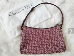 Vintage red Christian Dior diorissimo Trotter Shoulder Bag. Beautiful condition for a vintage bagSmall stain in inner...