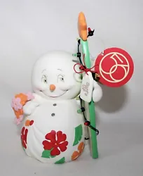 Adorable Snowpinion With Surfboard. 