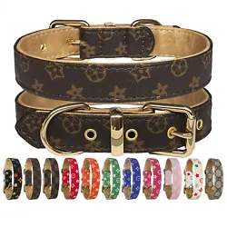 Let your pet live in the lap of luxury with one of these amazing quality synthetic leather pet collars and leashes...