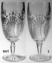 Waterford Crystal Seahorse Iced Tea Glass Blue.