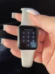 2 band come with it original box and charger apple watch series 3 38mm. Condition is 