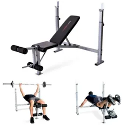 The Strength Olympic Bench is ideal for the experienced lifter. The strength bench includes a leg extension, adjustable...