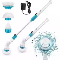 【Efficient Cleaning, Powerful Battery】The floor scrubber, which can be rotated 360 degrees, quickly scrubs and...