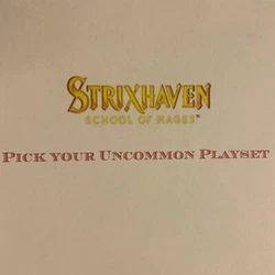 Strixhaven School of Mages - Uncommons X4 - Pick your Playset. Pick your Uncommon Card Playset (X4).