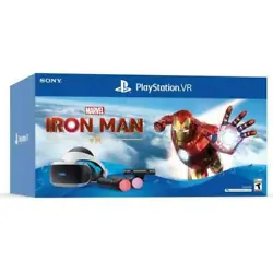 Sony PlayStation VR Marvel’s Iron Man VR Bundle. Bundle includes PlayStation VR headset, PlayStation Camera, 2...