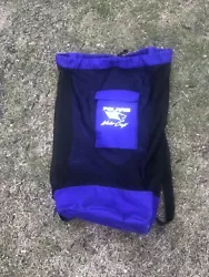 Polaris Water Craft Duffel Bag Backpack Purple Jet Ski Boat Boating 1990s VtgCondition is excellentNo rips tears holes...