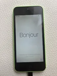 Apple iPhone 5c - 16 Go - Vert (Désimlocké). Écran hsBouton hsBatterie hsTout est mort