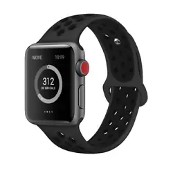Two size 38mm and 42mm, choose the size match your apple watchs case size. Apple Watch Series 3 / 2 / 1 NIKE+. Build in...