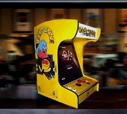 This machine has all your favorites. Pacman, Galaga, Ms Pacman, Donkey Kong, Frogger, Space Invaders and many more. All...